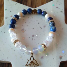 Dámský náramek – Lapis lazuli, křišťál